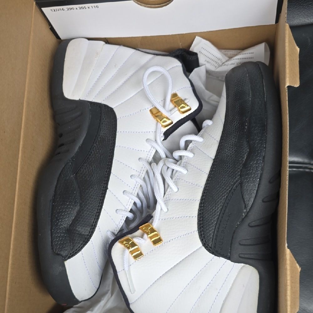 Jordan White and Black Sneakers with Quilted Leather
